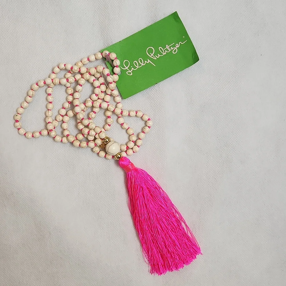 Lilly Pulitzer GWP Tassel Necklace